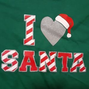 I love Santa long sleeve shirt